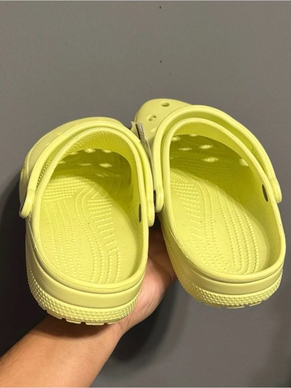 Men’s “ Lime Zest “ Croc Clog size 11